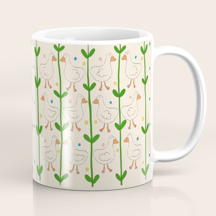 Ducks and Dots Coffee Mug Gallery Image 1