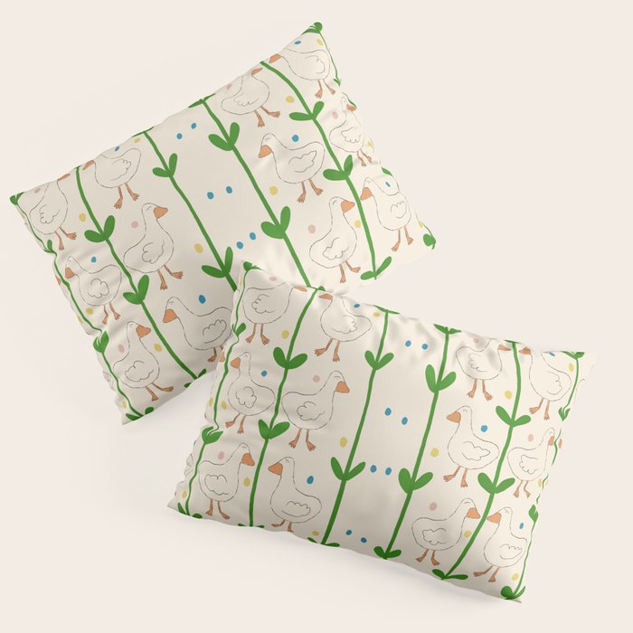 Ducks and Dots Pillow Sham Gallery Image 3