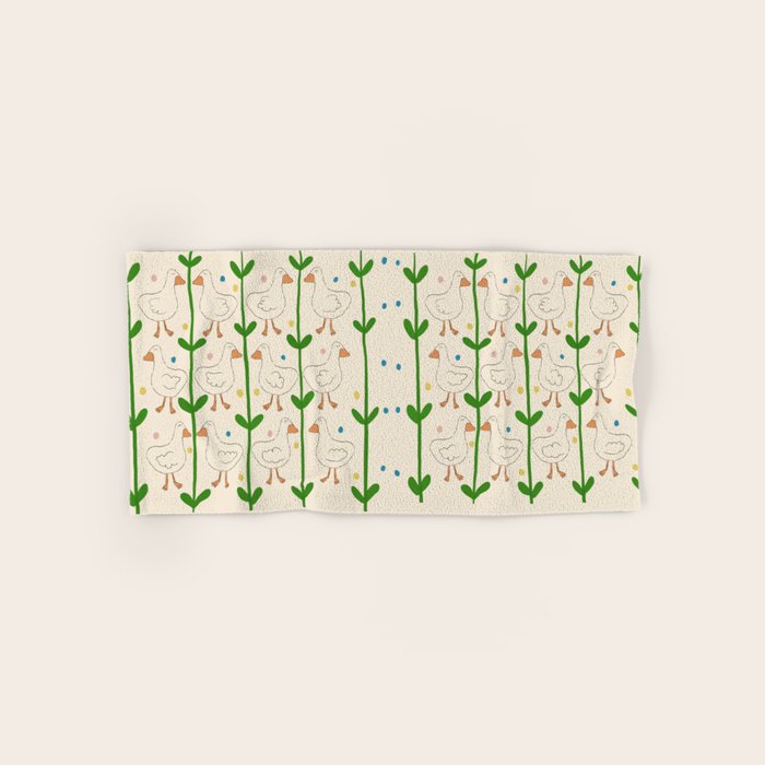 Ducks and Dots Bath Towel Gallery Image 1