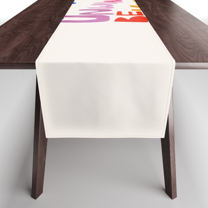 Relax, Unwind, Be Kind Table Runner Gallery Image 1