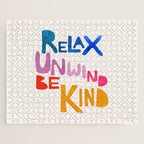 Relax, Unwind, Be Kind Jigsaw Puzzle Gallery Image 1
