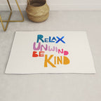 Relax, Unwind, Be Kind Rug Gallery Image 1