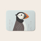 Atlantic Puffin, Bird of United Kingdom Bath Mat Gallery Image 1