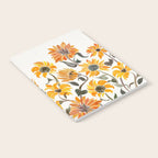 Sunflower Watercolor - Yellow & Black Palette Notebook Gallery Image 2