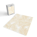 Modern tropical elegant ivory palm tree pattern Jigsaw Puzzle Gallery Image 2