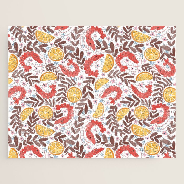Citrus Shrimp Delight Jigsaw Puzzle Gallery Image 1