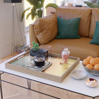 Golden Gradient Cubes Serving Tray Gallery Image 2