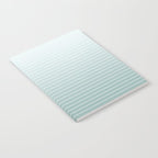 Ombre Arch XVII Natural Teal Gradient Modern Geometric Lines Notebook Gallery Image 2