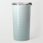 Ombre Arch XVII Natural Teal Gradient Modern Geometric Lines Travel Mug Gallery Image 2