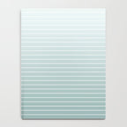 Ombre Arch XVII Natural Teal Gradient Modern Geometric Lines Notebook Gallery Image 4