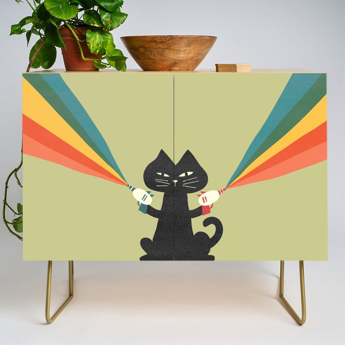 Ray gun cat Credenza Gallery Image 1