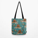 Quirky Western Cowboys on Seahorses Roping Sharks Tote Bag Gallery Image 2