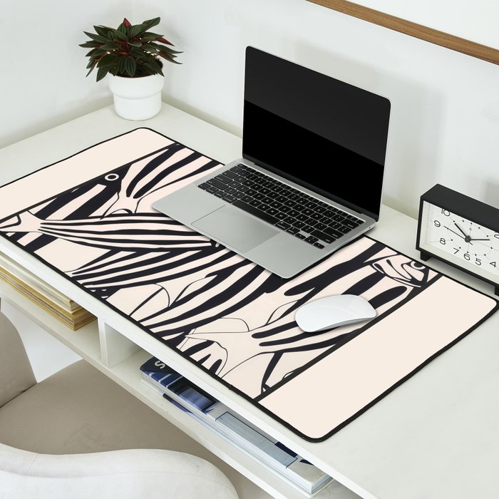 Abstract Fish Pattern Desk Mat Gallery Image 2