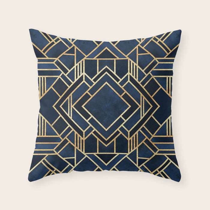 Art Deco Throw Pillow Gallery Image 6