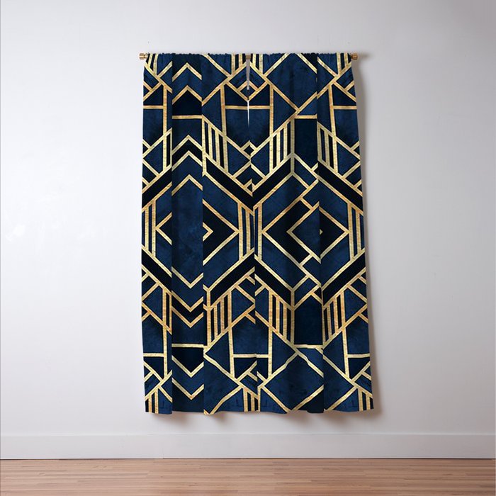 Art Deco Window Curtain Gallery Image 3