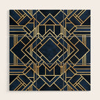 Art Deco Wood Wall Art Gallery Image 1