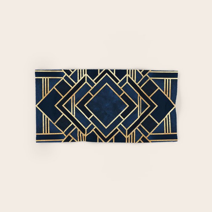 Art Deco Bath Towel Gallery Image 1