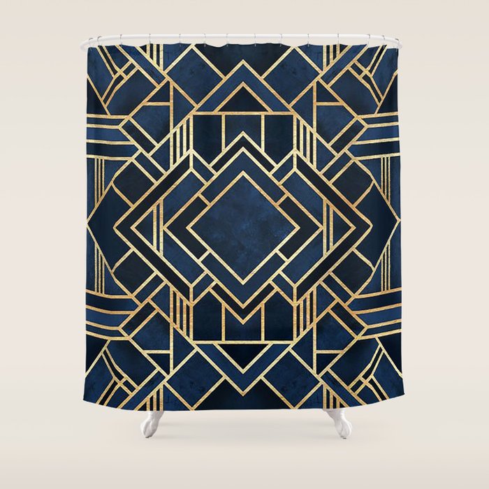 Art Deco Shower Curtain Gallery Image 1