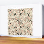 Desert Unicorn - Black, peach pink, and cream Wall Mural Gallery Image 2