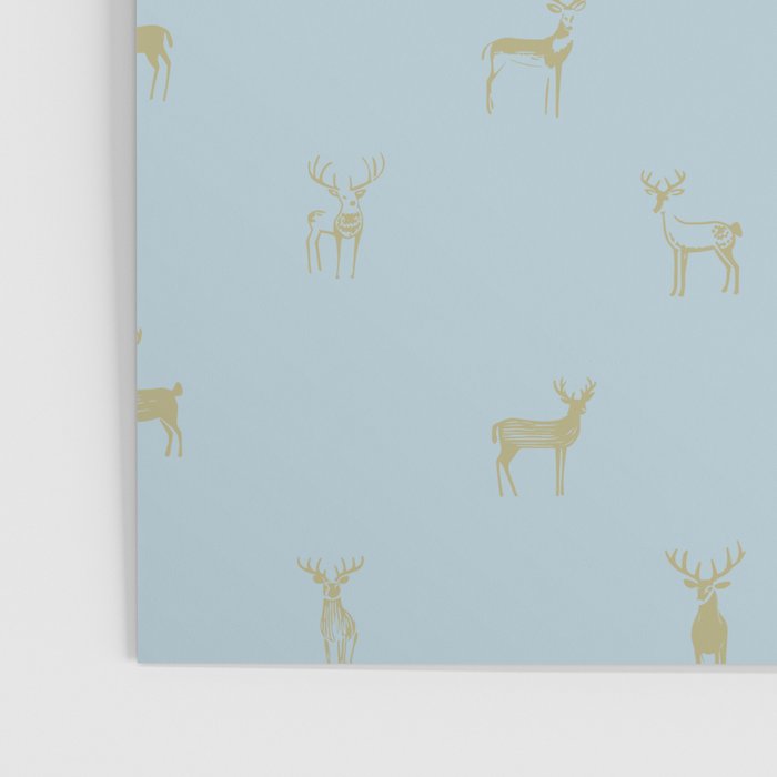 Christmas reindeer animal doodle art pattern Poster Gallery Image 3