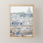 Montmartre Sacre Coeur - Paris Travel Photography Mini Art Print Gallery Image 1