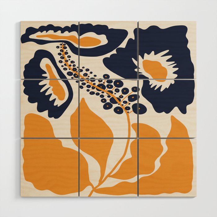 big blooming  Wood Wall Art Gallery Image 1
