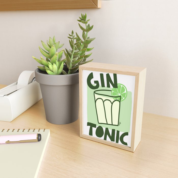 Gin Tonic  Mini Art Print Gallery Image 2