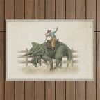 Dino Rodeo  Outdoor Rug Gallery Image 1