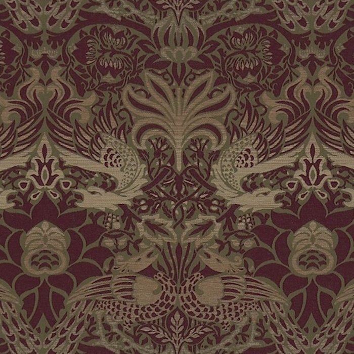 William Morris Peacock and Dragon Moss Wine Coffee Mug Gallery Image 2