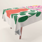 FOLIAGE 004: Lily & Orchid | Flower Market Tablecloth Gallery Image 1