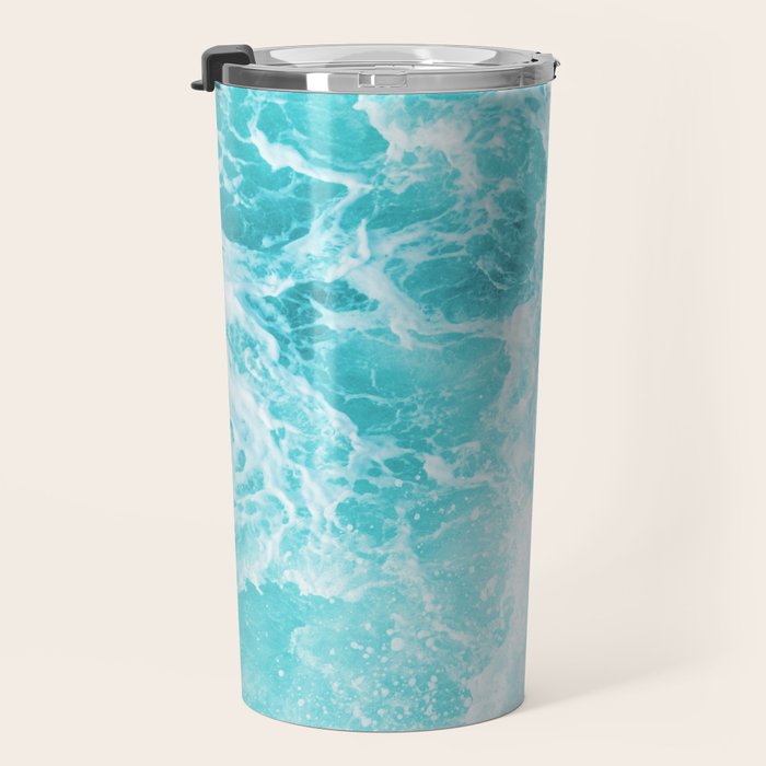 Perfect Sea Waves Travel Mug Gallery Image 3