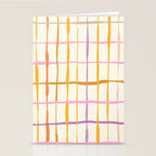 Summer lines orange Stationery Card Gallery Image 2