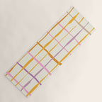 Summer lines orange Yoga Mat Gallery Image 1