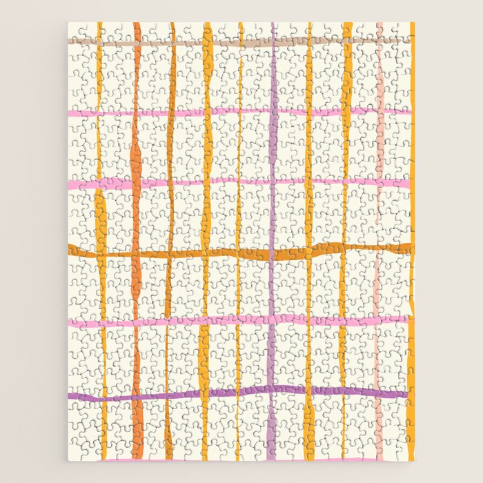 Summer lines orange Jigsaw Puzzle Gallery Image 1