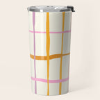 Summer lines orange Travel Mug Gallery Image 2