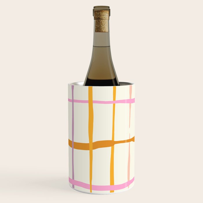 Summer lines orange Wine Chiller Gallery Image 3