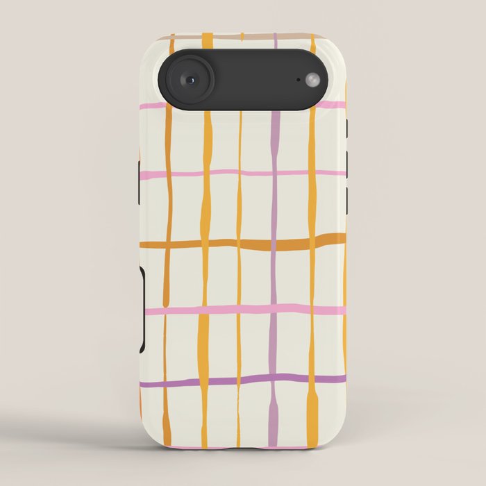 Summer lines orange iPhone Case Gallery Image 2