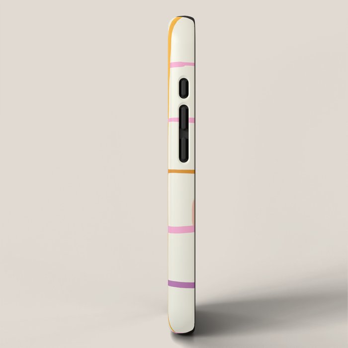 Summer lines orange iPhone Case Gallery Image 2