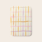Summer lines orange Bath Mat Gallery Image 1