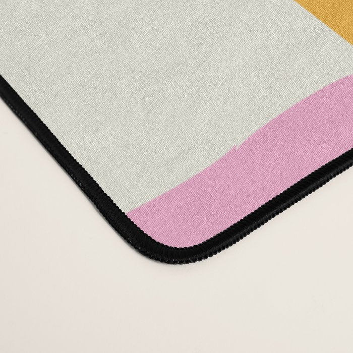 Summer lines orange Desk Mat Gallery Image 4