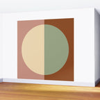 Color Block Abstract XXIV Wall Mural Gallery Image 2