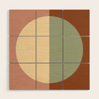 Color Block Abstract XXIV Wood Wall Art Gallery Image 1