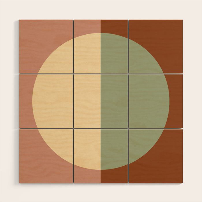 Color Block Abstract XXIV Wood Wall Art Gallery Image 1