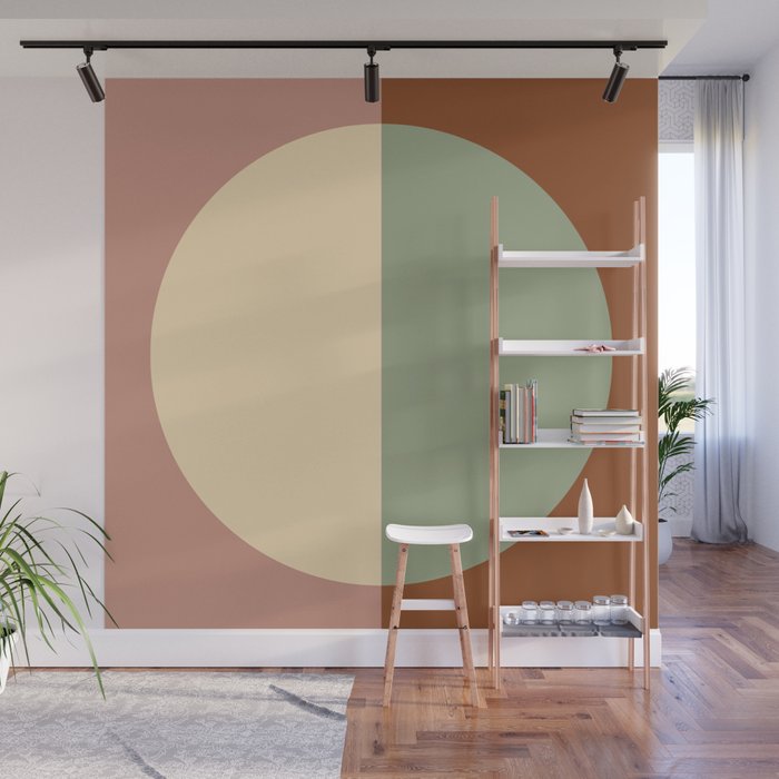 Color Block Abstract XXIV Wall Mural Gallery Image 1