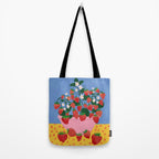 Potted Strawberries Tote Bag Gallery Image 2