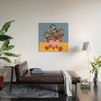 Potted Strawberries Wood Wall Art Gallery Image 2