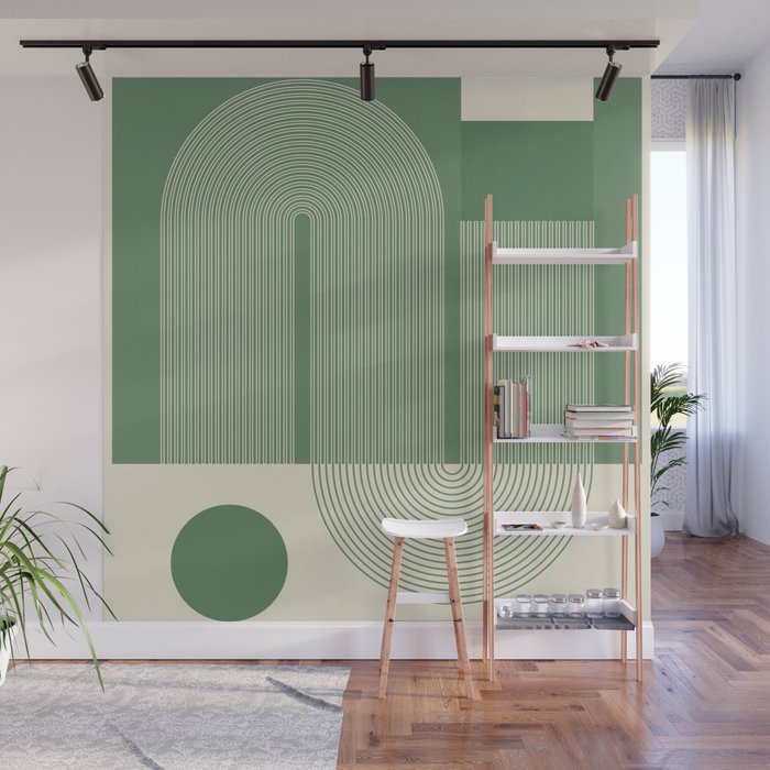 Abstract Shapes78 Wall Mural Gallery Image 1