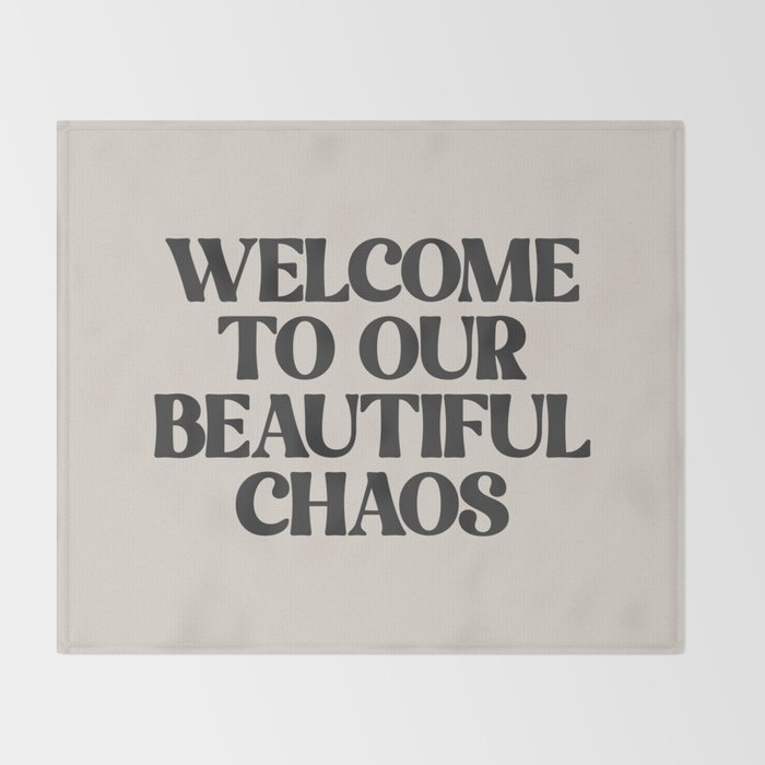 Funny Retro Family Love Quote Throw Blanket Gallery Image 2