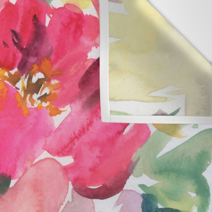 cool peonies Wall Tapestry Gallery Image 3
