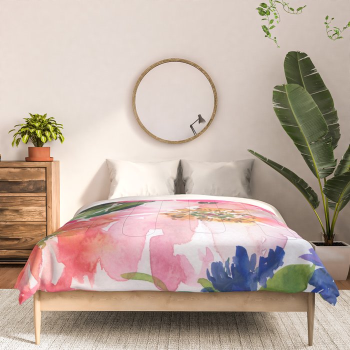 cool peonies Comforter Gallery Image 3